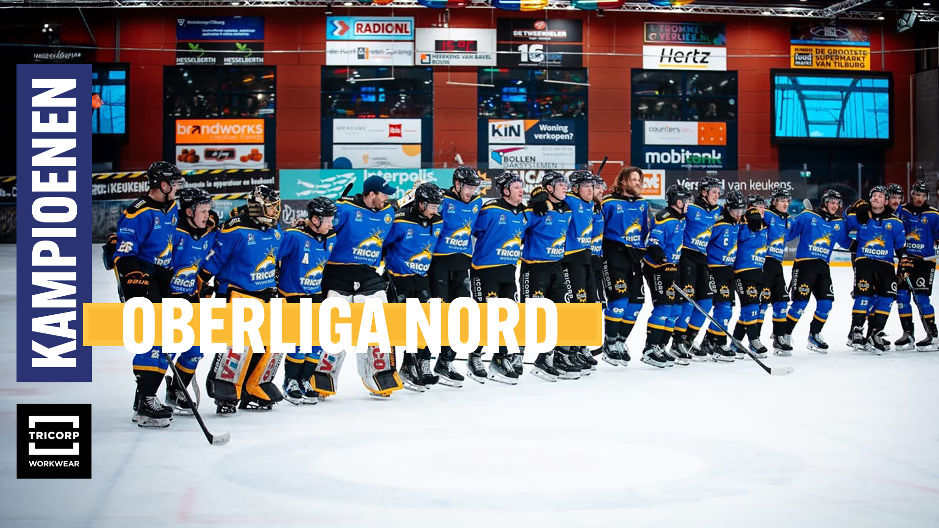 TILBURG TRAPPERS IS OBERLIGA NORD KAMPIOEN!