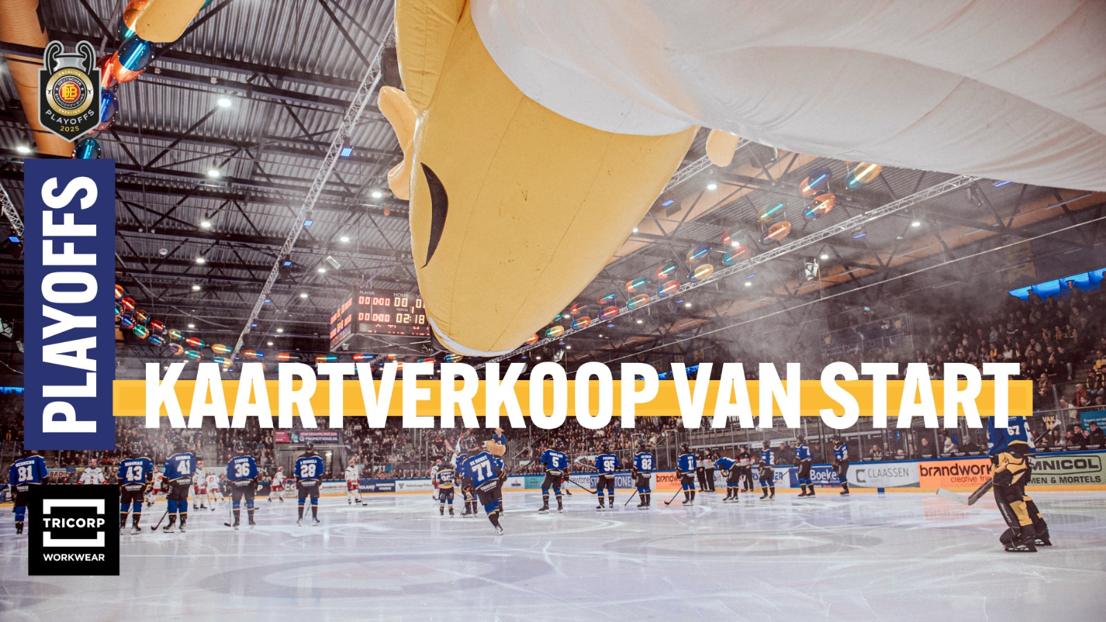 Start vrije verkoop eerste ronde playoffs!